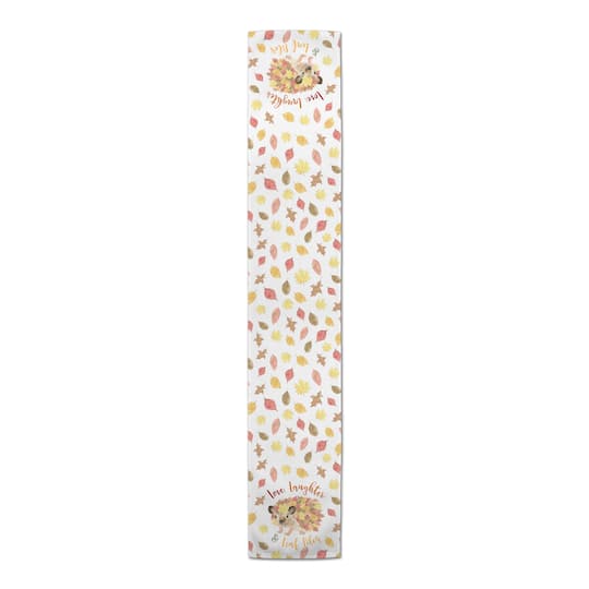 72" Leafy Hedgehog Table Runner